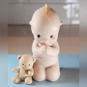 Vtg 1991 Kewpie Praying Baby
